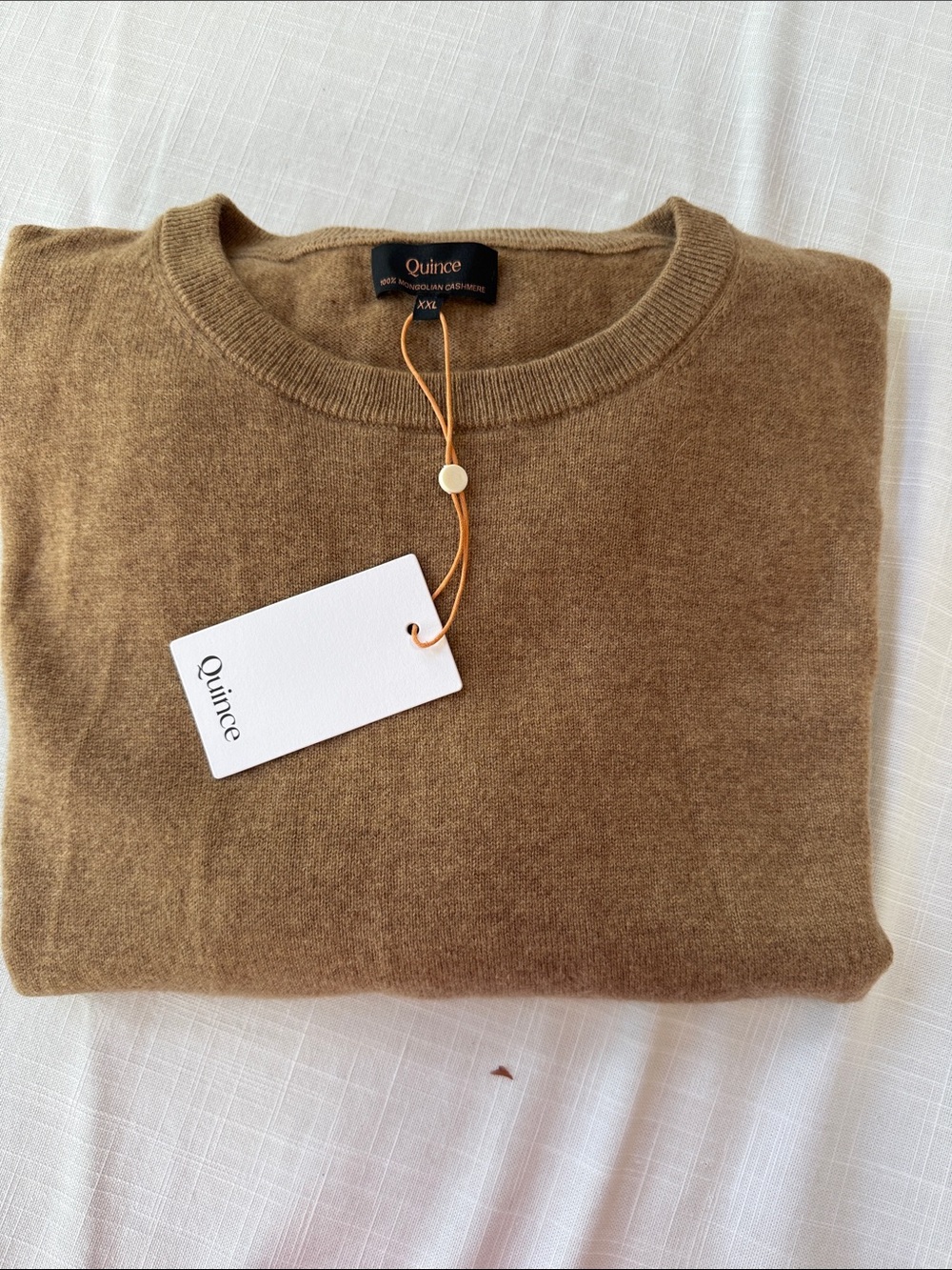 Quince Camel Crewneck Sweater - Picture 4 of 5